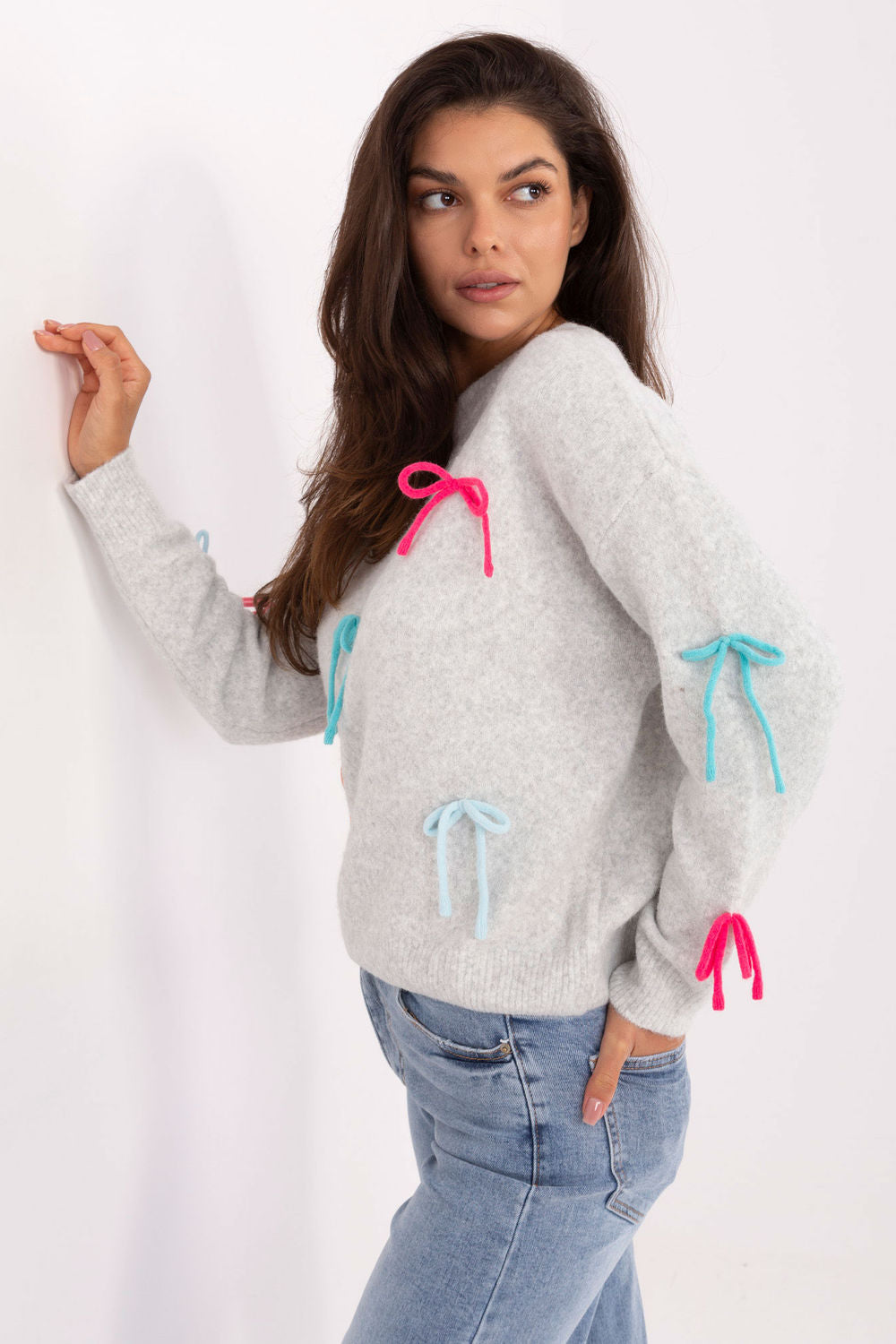 Pull femme Factory Price Chandail Chandail — gris