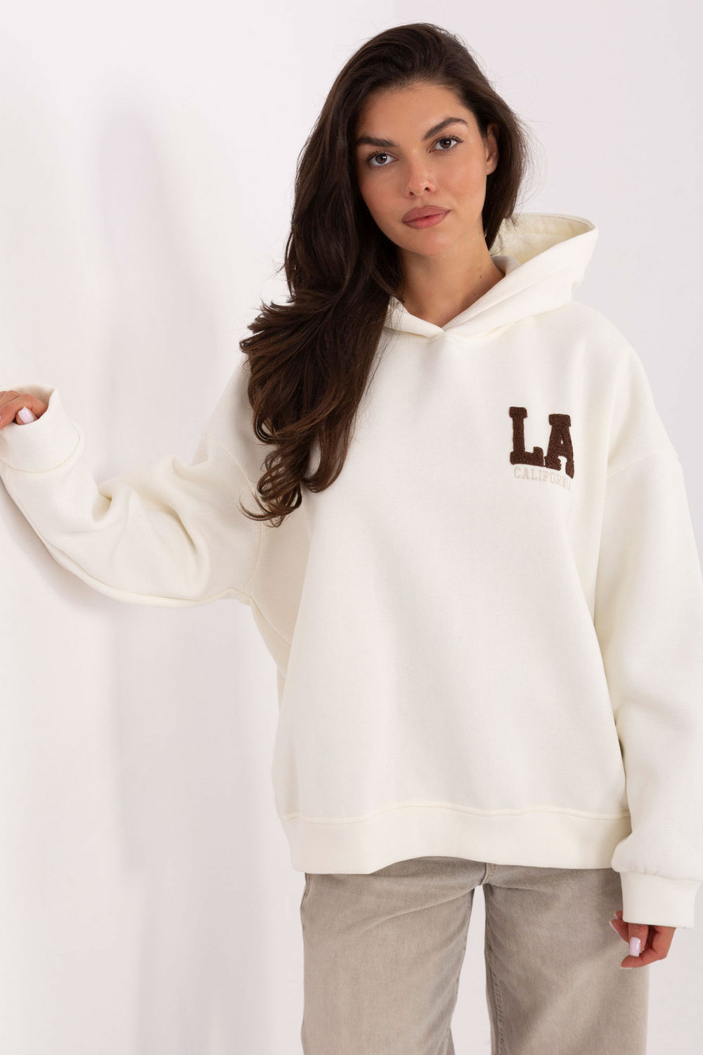 T-shirt femme Factory Price Sweatshirt Sweatshirt — beige