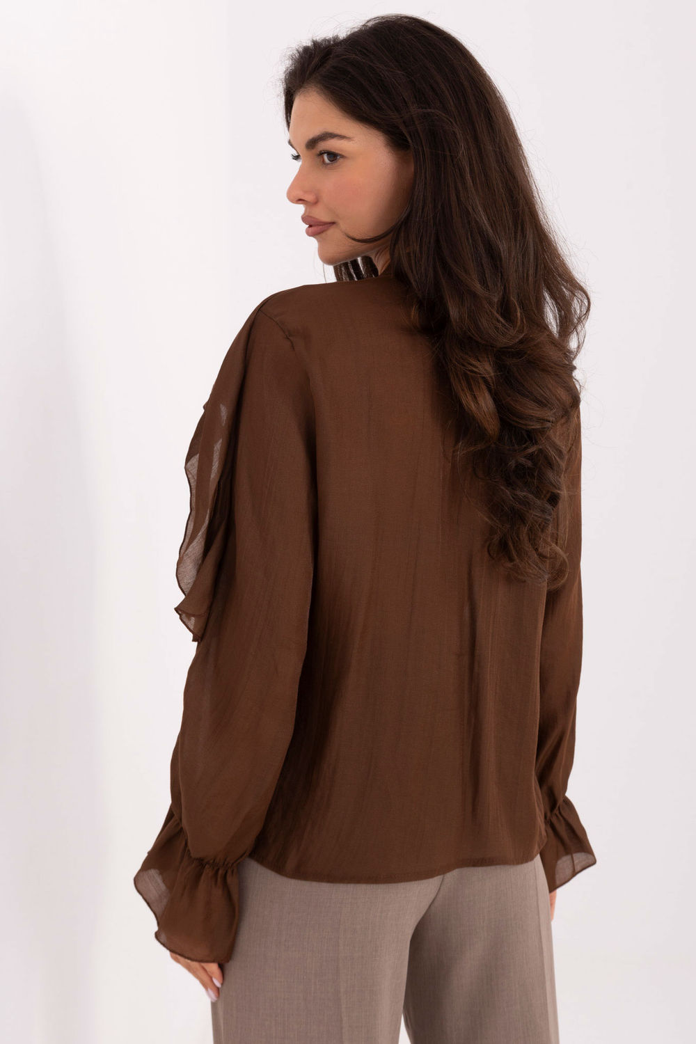 Blouse femme Rue Paris — brun
