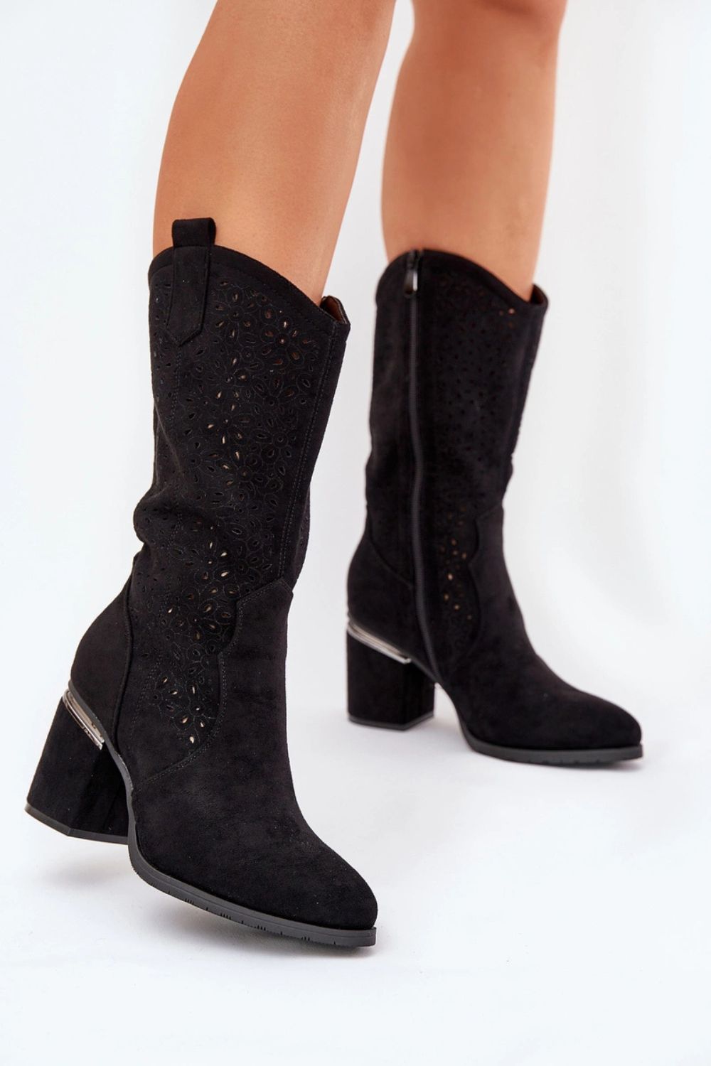 Bottes femme Step in style Ajourées Ajourées — noir