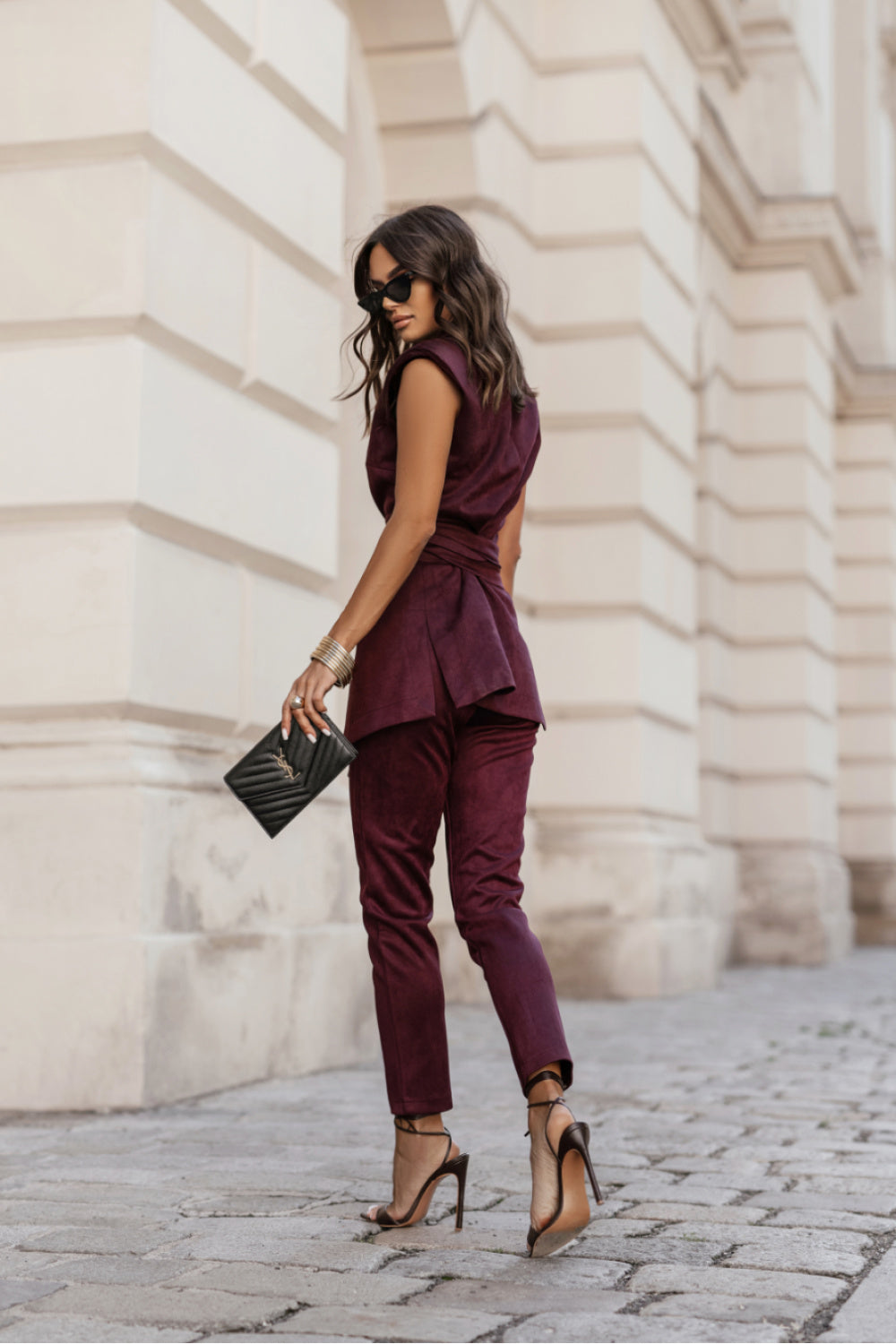 Chaussures à talons femme LaBalancia Pantalon Pantalon — rouge
