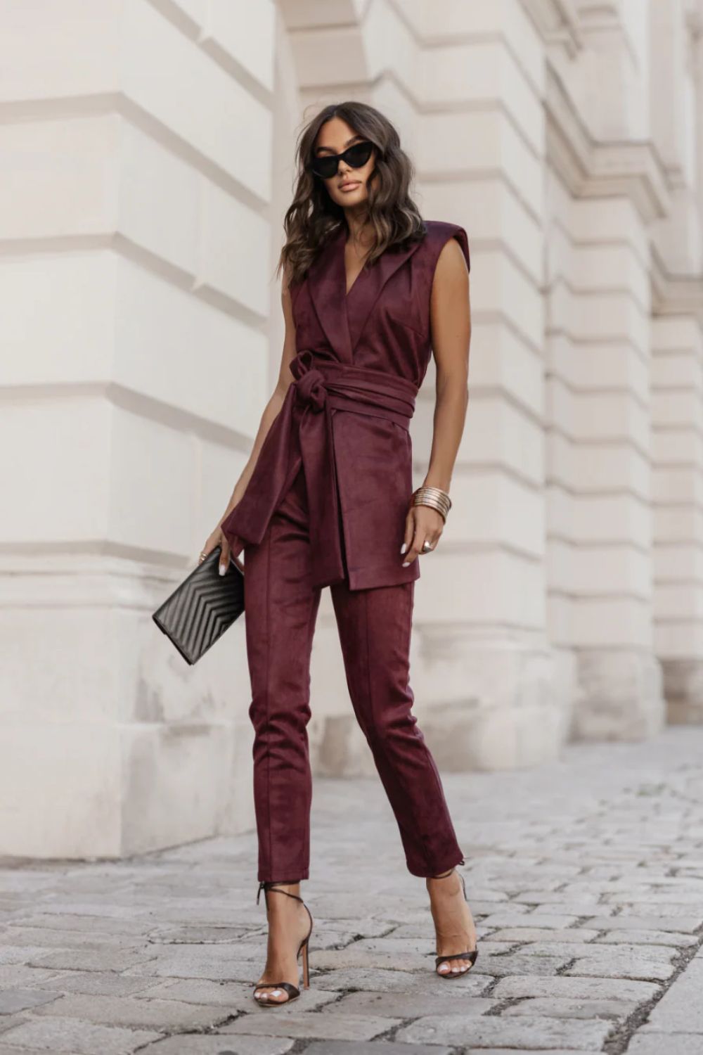 Chaussures à talons femme LaBalancia Pantalon Pantalon — rouge