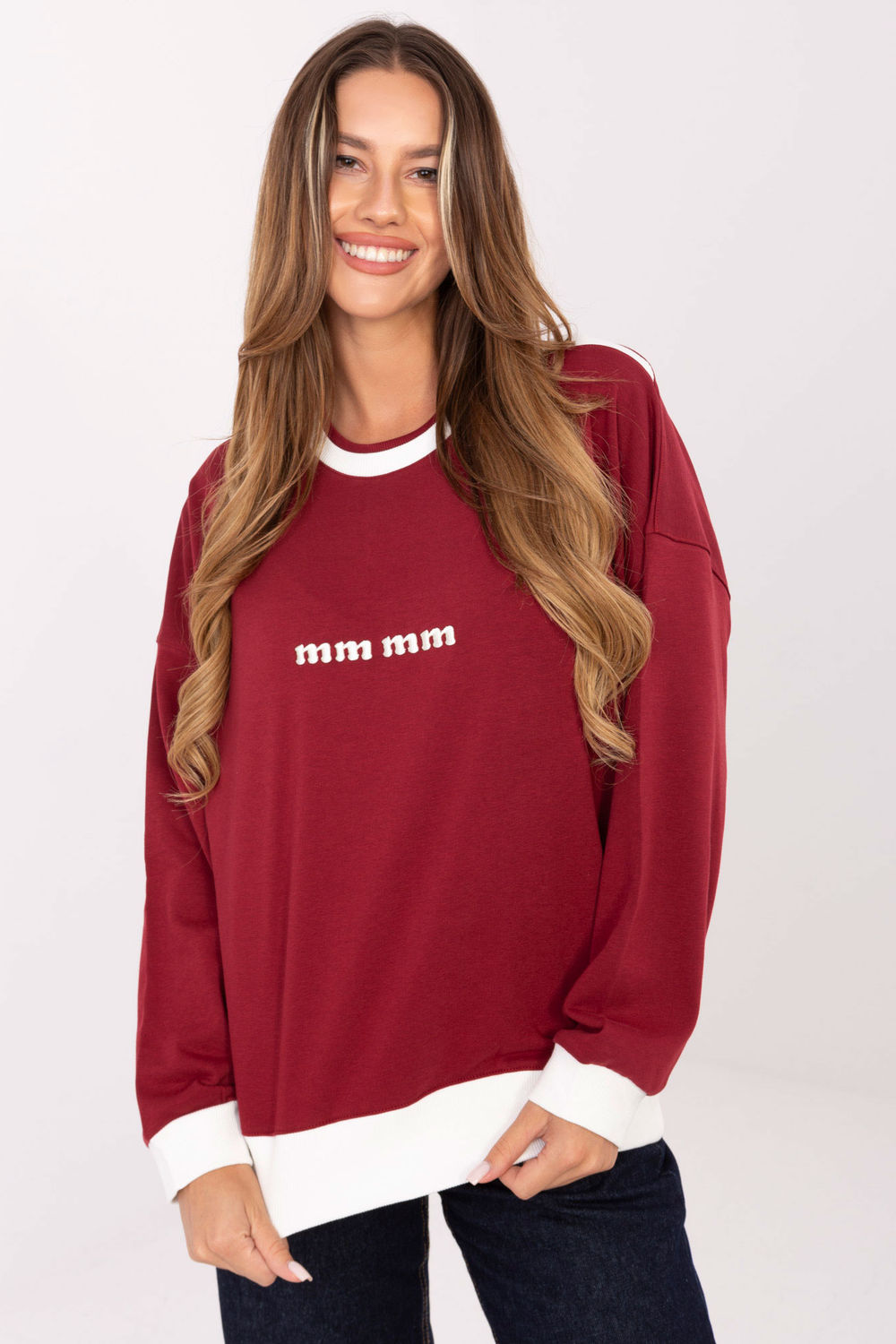 T-shirt femme Relevance Sweatshirt Sweatshirt — rouge