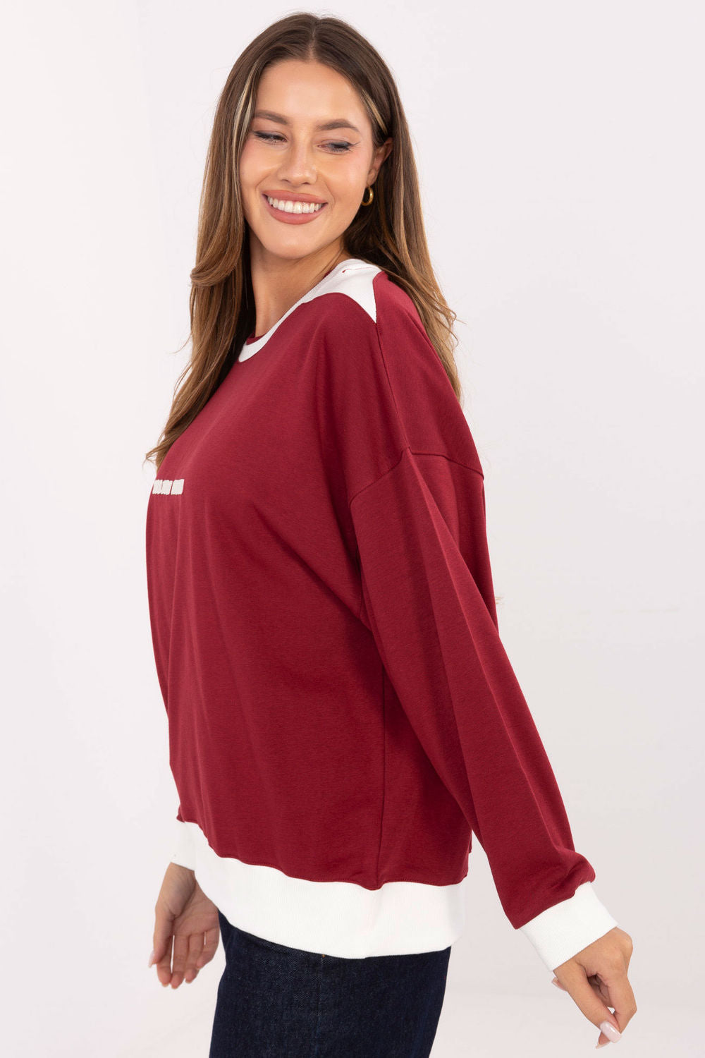 T-shirt femme Relevance Sweatshirt Sweatshirt — rouge