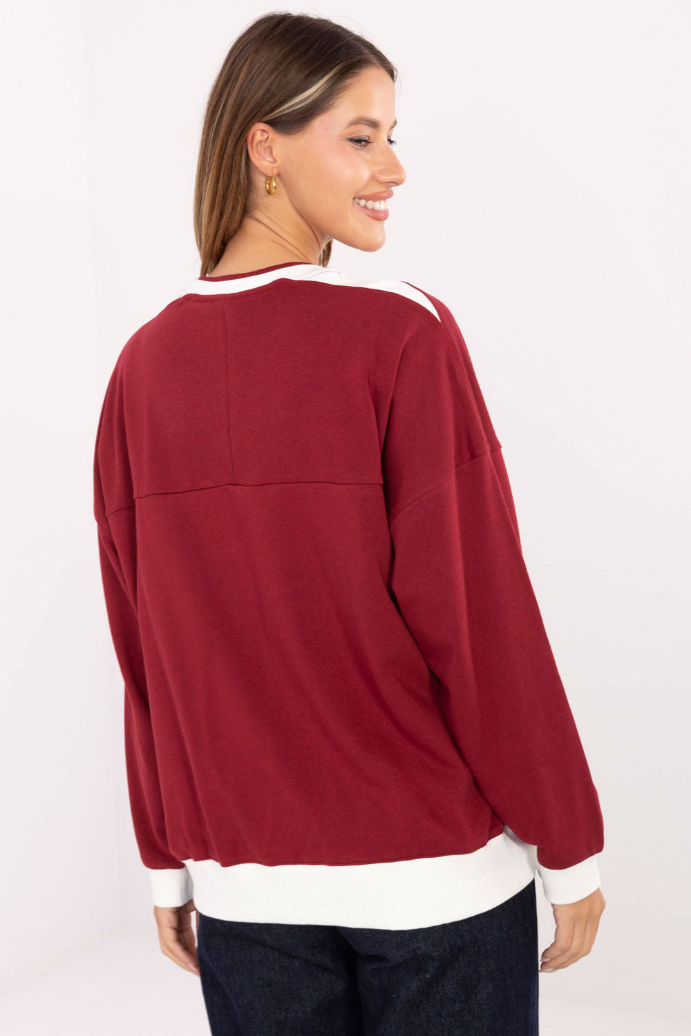 T-shirt femme Relevance Sweatshirt Sweatshirt — rouge
