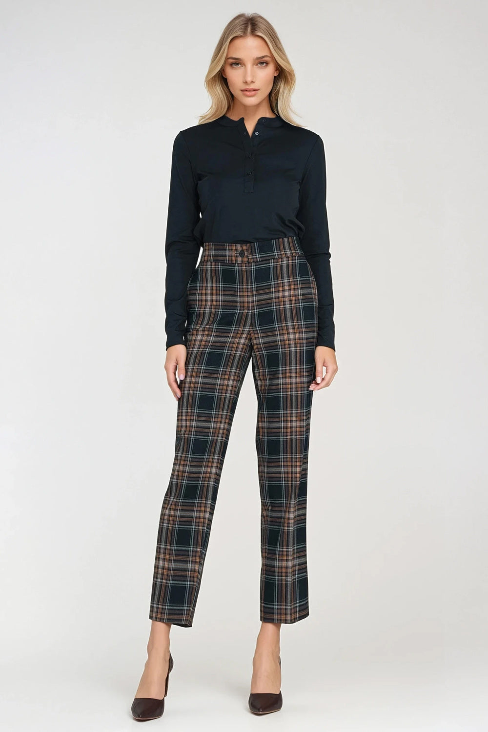 Chaussures à talons femme Nife Pantalon Pantalon — bleu marine