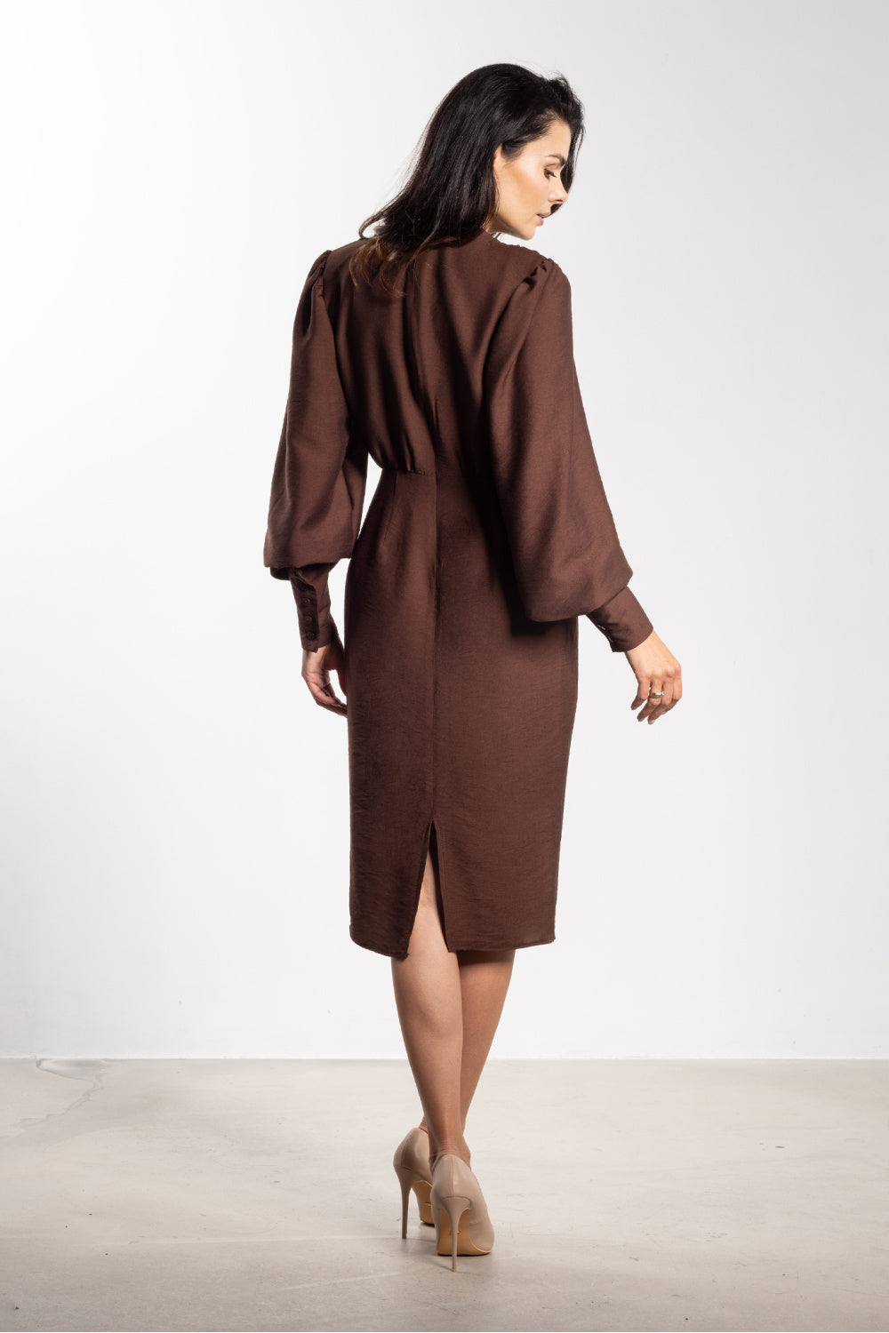 Robe femme awama De Cocktail De — brun