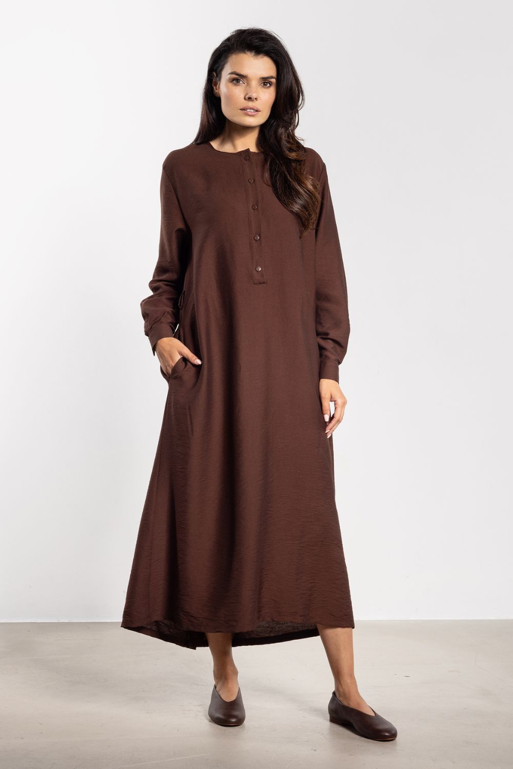Robe femme awama De Jour De — brun