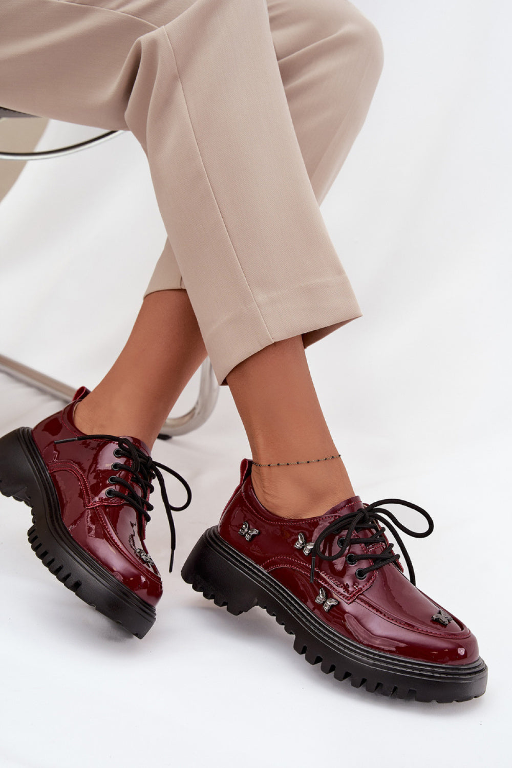 Bottes femme Step in style Chaussures Basses Chaussures — rouge
