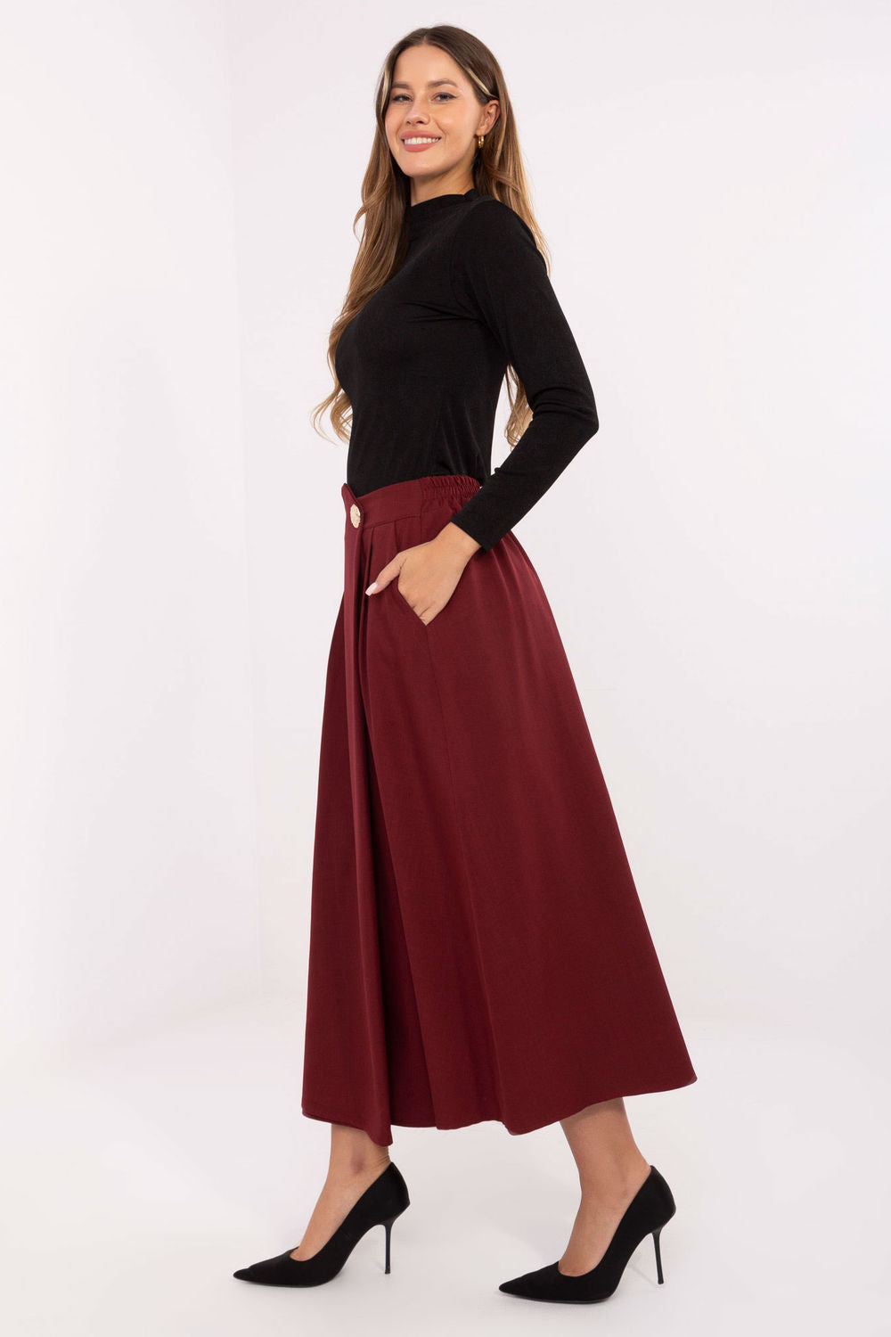 Jupe femme Rue Paris — rouge