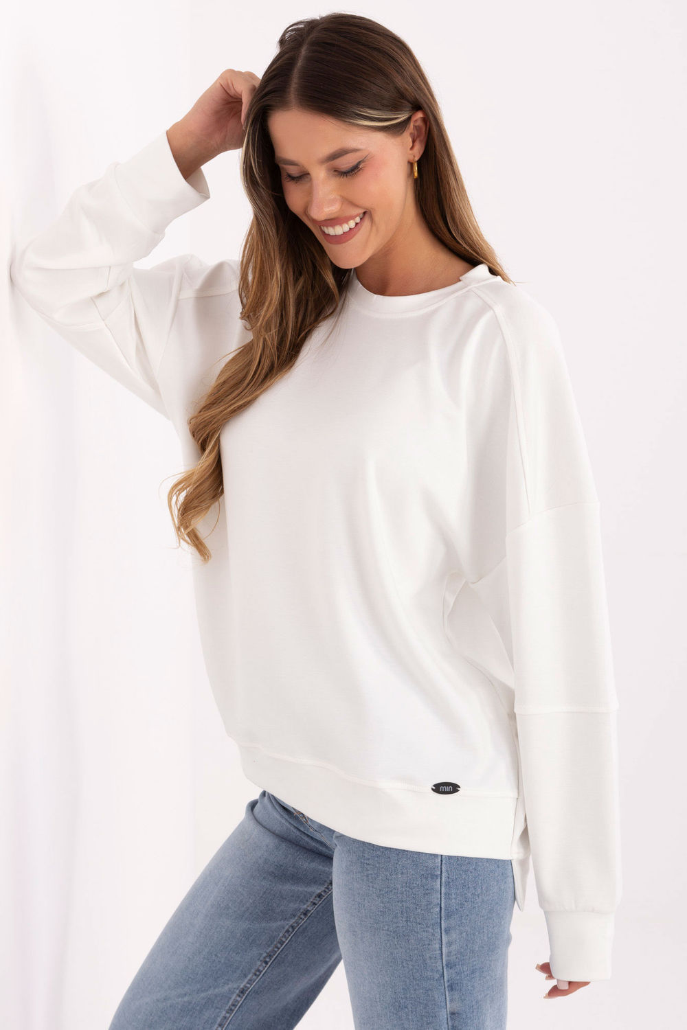 T-shirt femme Relevance Sweatshirt Sweatshirt — beige