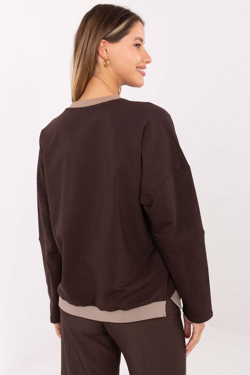 T-shirt femme Relevance Sweatshirt Sweatshirt — brun