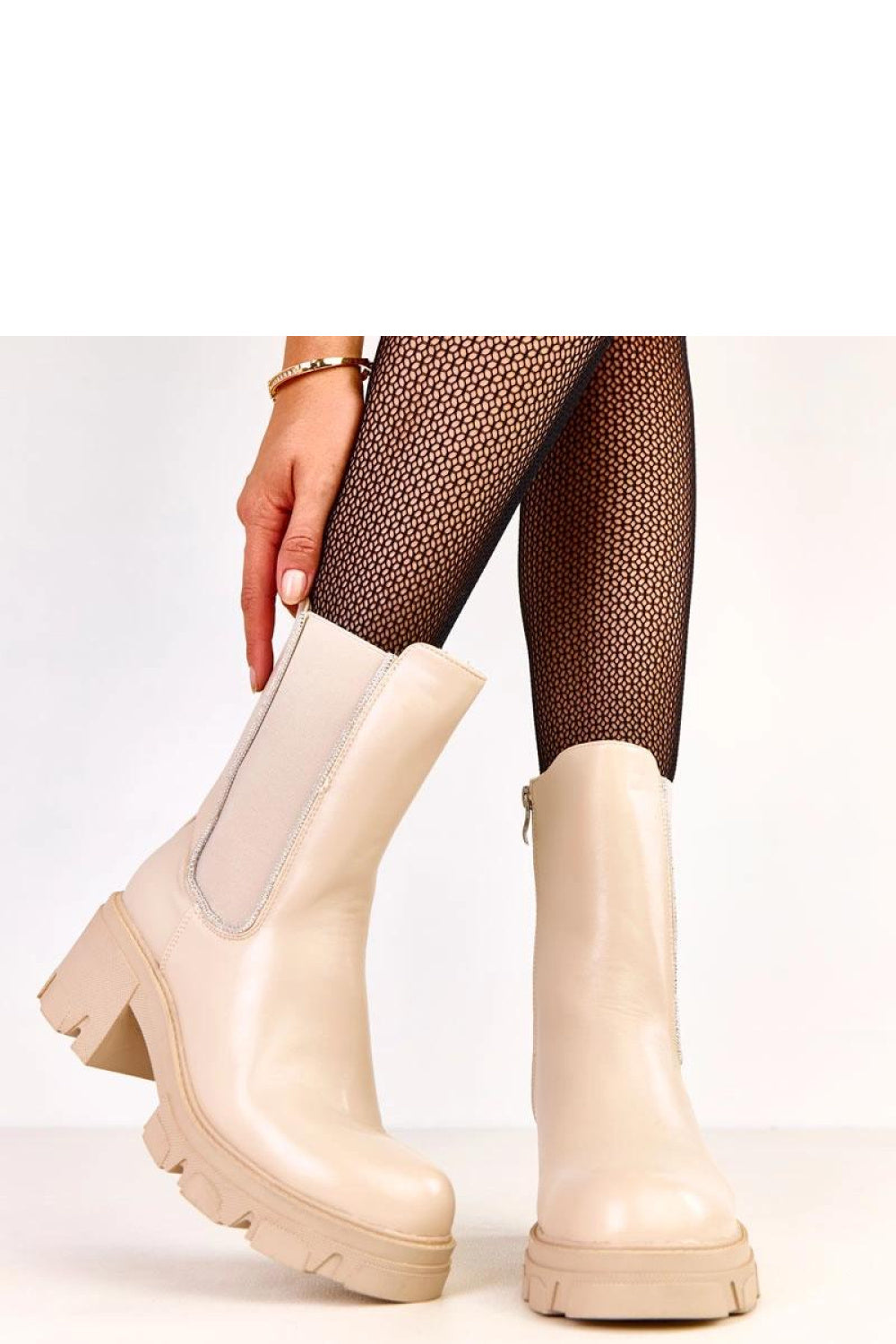 Bottes femme Solea À Talons À — beige