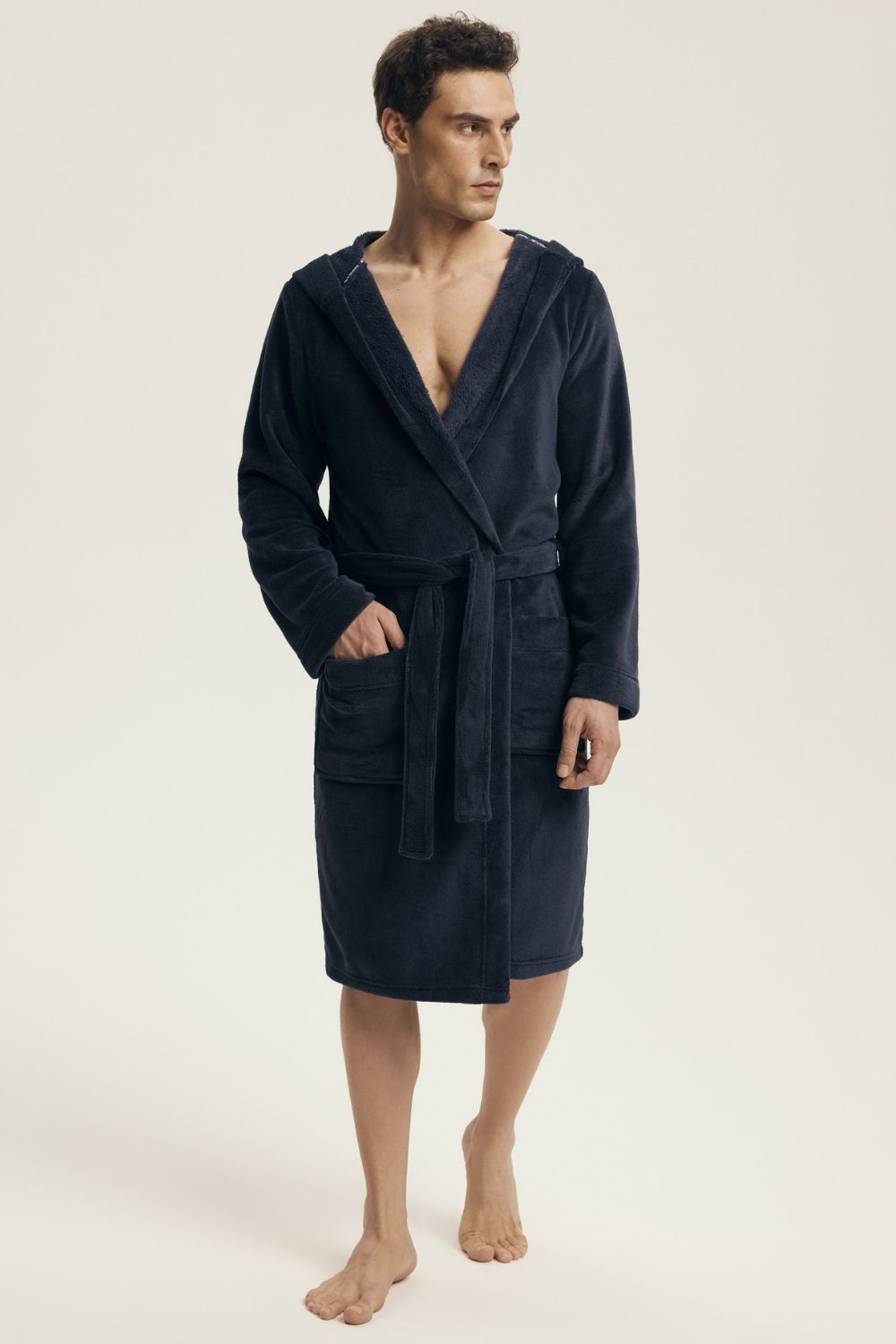 Robe homme Henderson Peignoir Peignoir — bleu marine