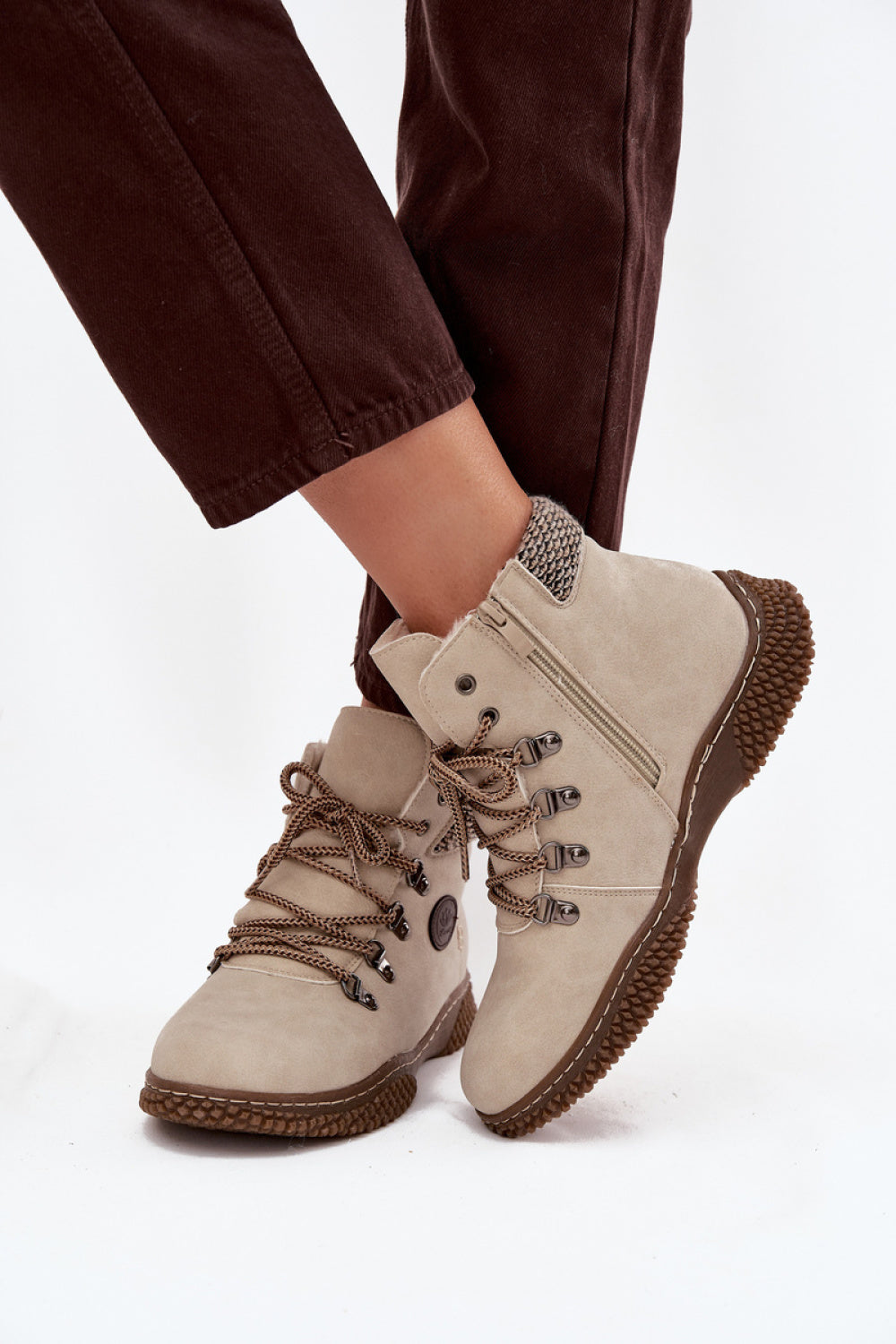Bottes femme Step in style Trappeur Trappeur — beige