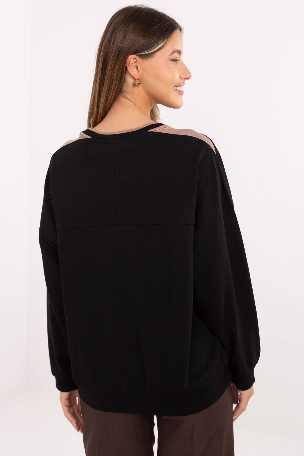 T-shirt femme Relevance Sweatshirt Sweatshirt — noir