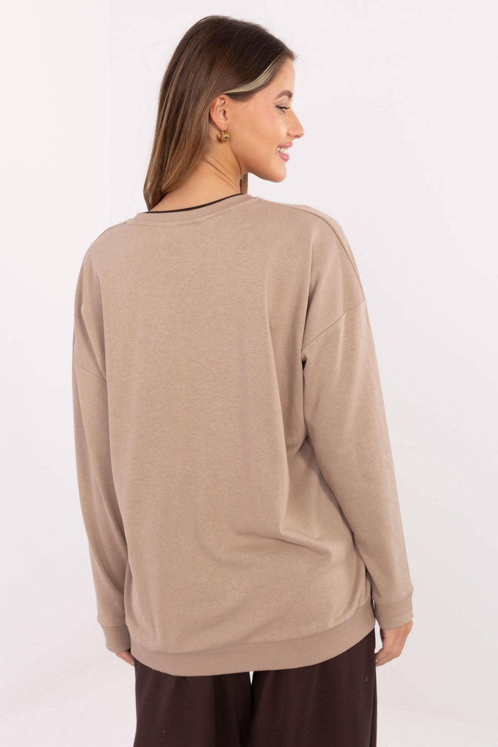 T-shirt femme Relevance Sweatshirt Sweatshirt — beige