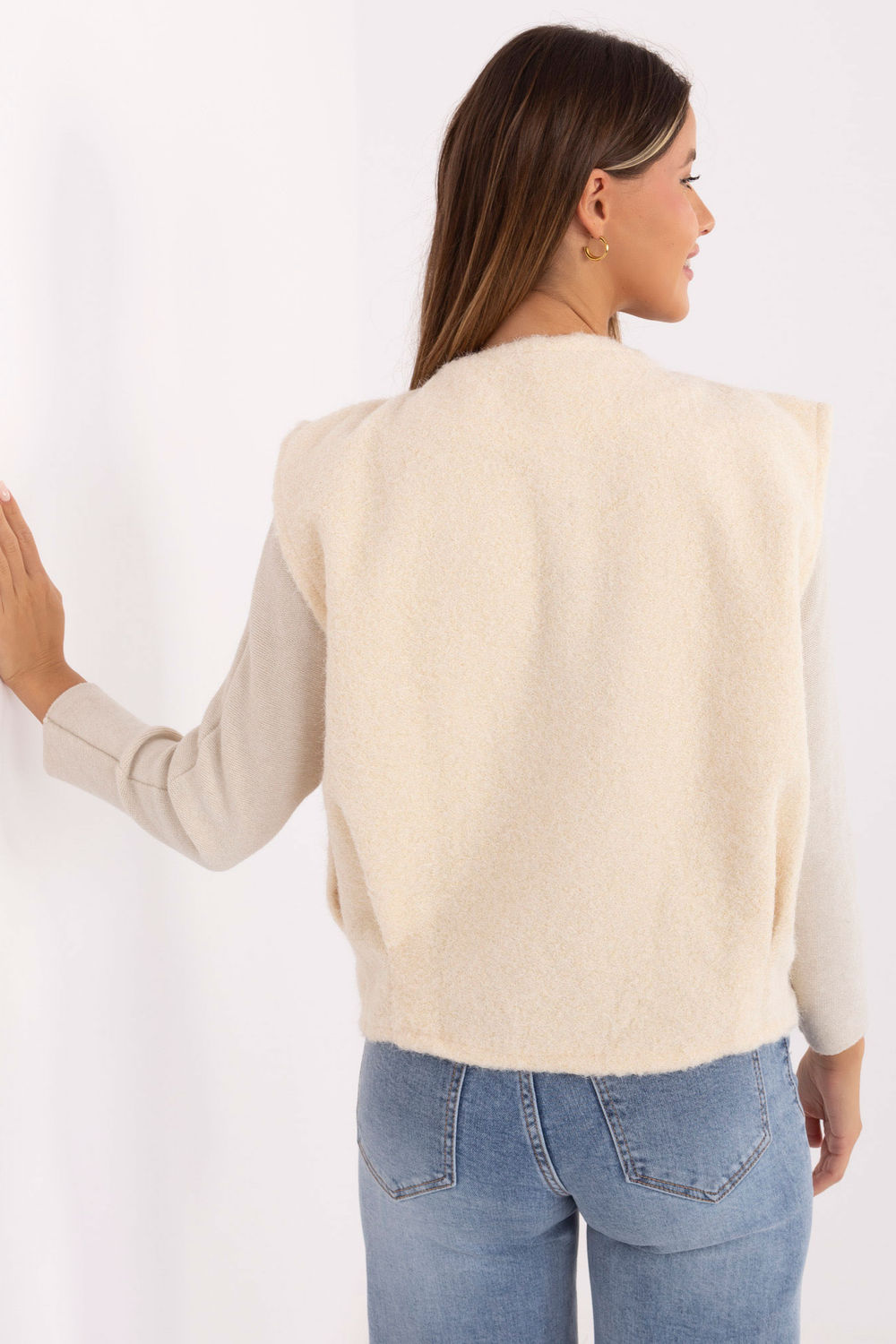 Gilet femme Rue Paris — beige