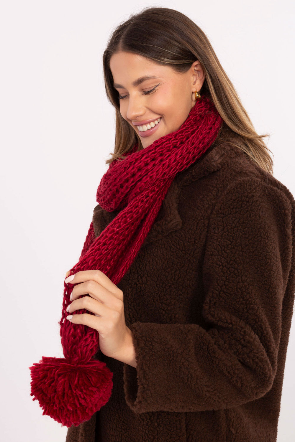 Châle femme AT — rouge