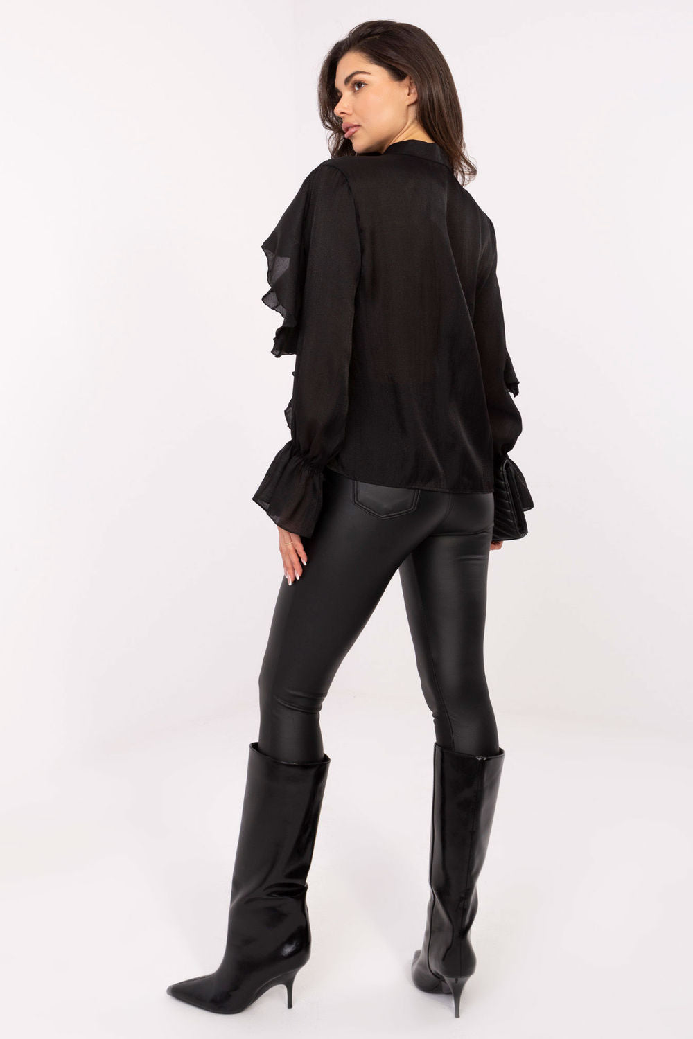 Blouse femme Rue Paris — noir