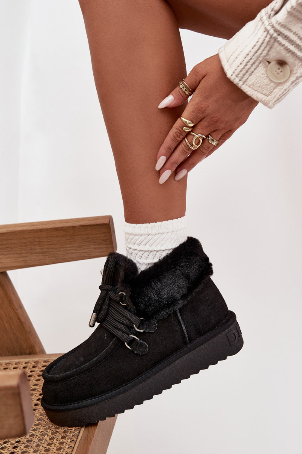 Bottes femme Step in style De Neige De — noir