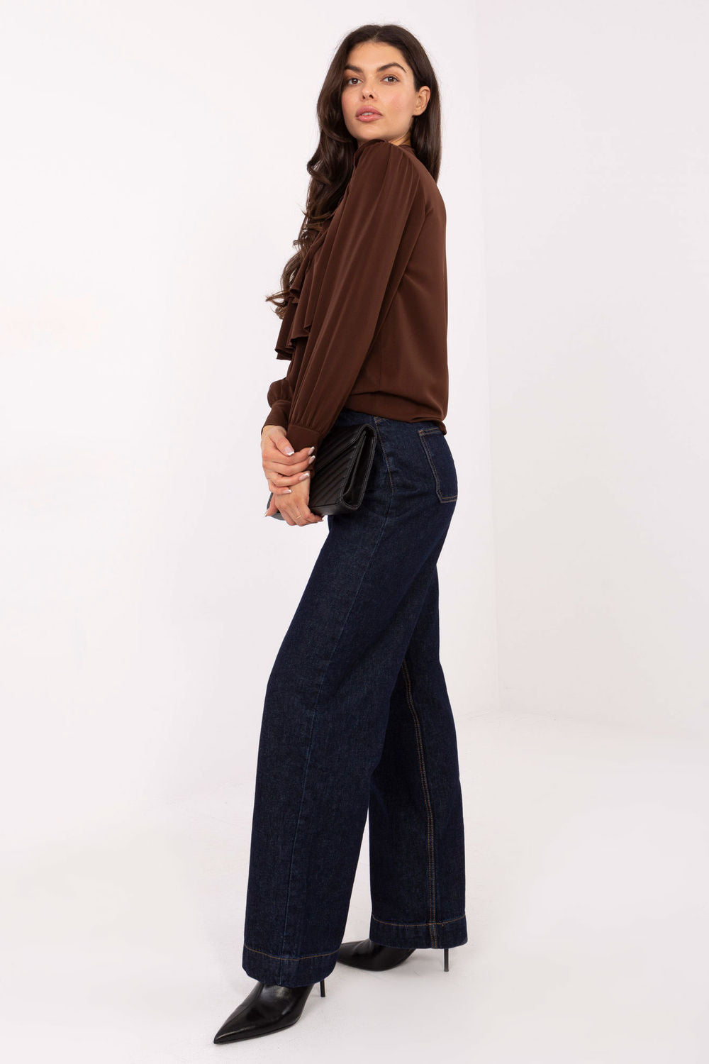 Blouse femme Rue Paris — brun