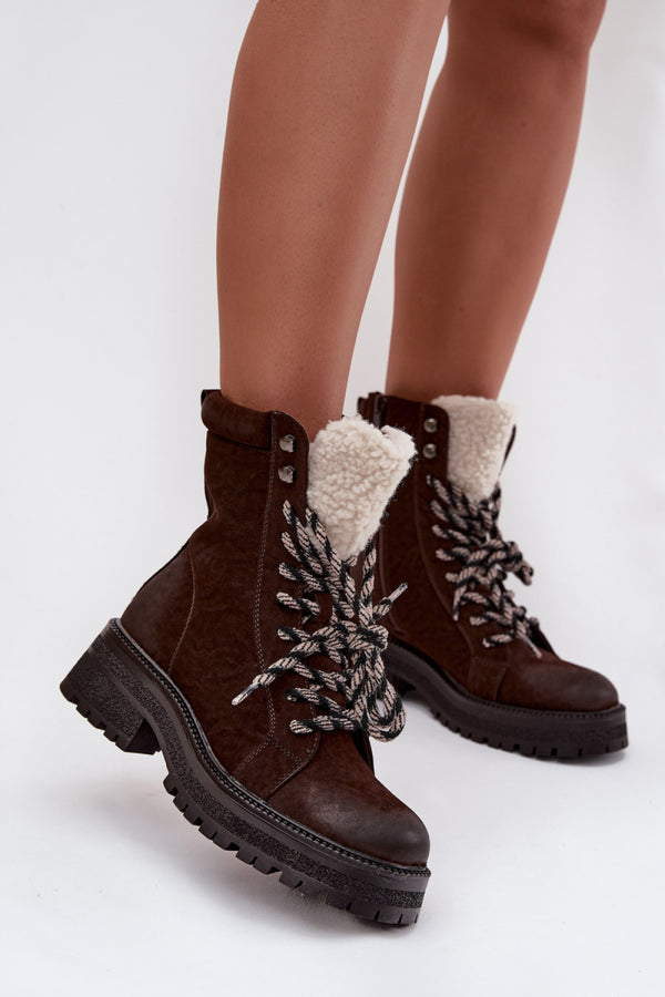 Bottes femme Step in style Trappeur Trappeur — brun