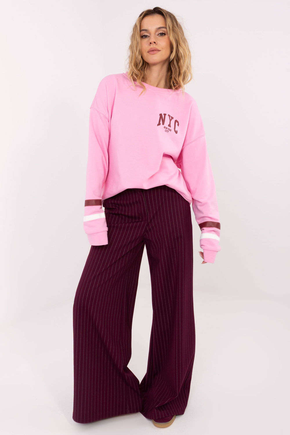 T-shirt femme Factory Price Sweatshirt Sweatshirt — rosé
