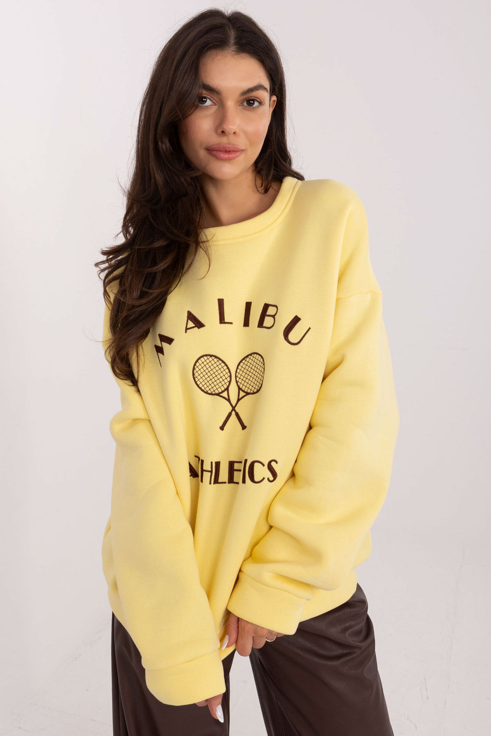 T-shirt femme Factory Price Sweatshirt Sweatshirt — jaune