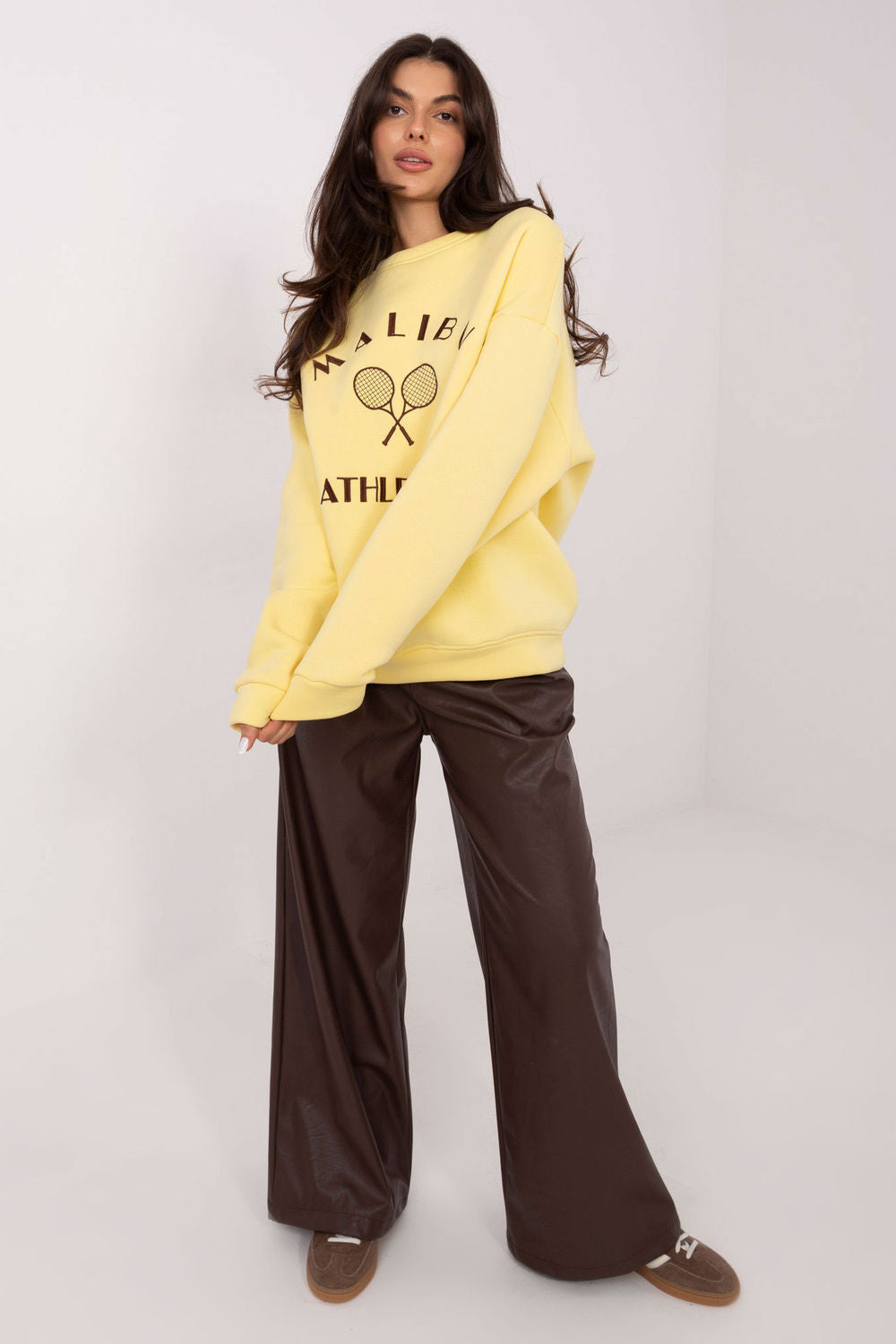 T-shirt femme Factory Price Sweatshirt Sweatshirt — jaune