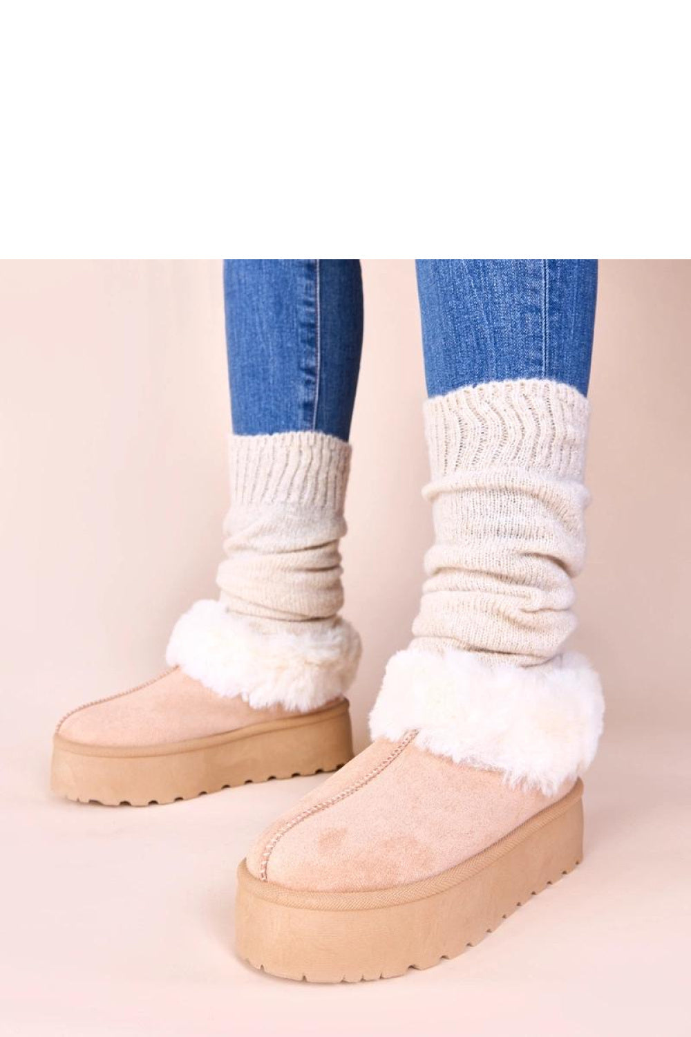 Bottes femme Solea De Neige De — beige