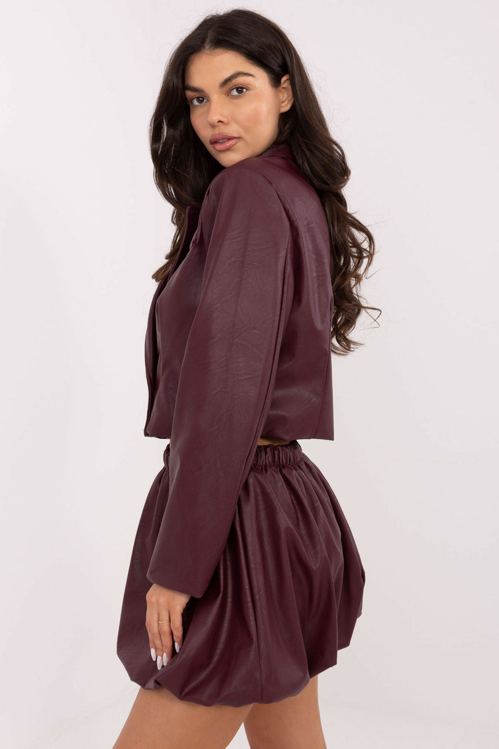 Jupe femme Italy Moda Courte Courte — rouge