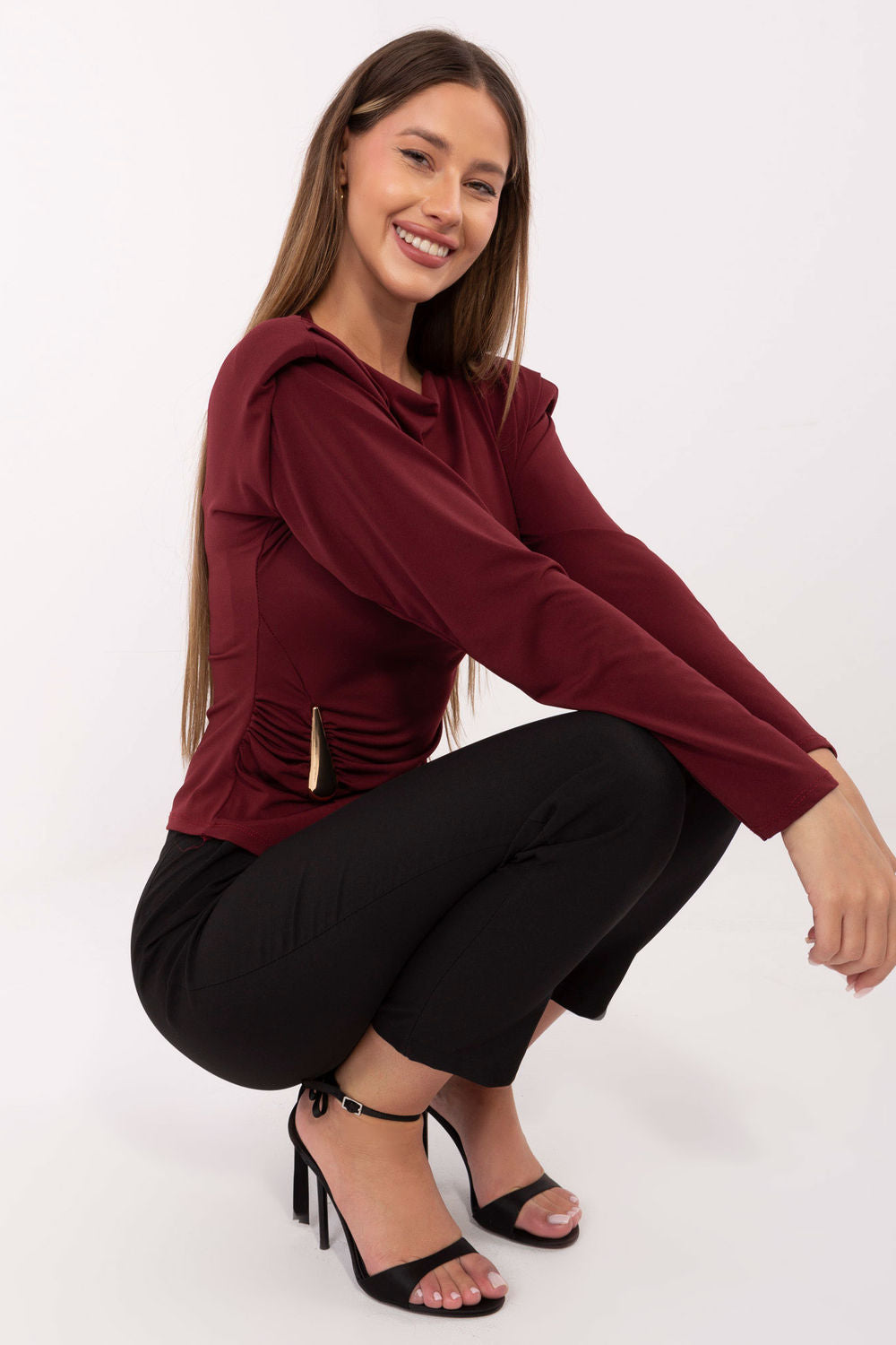 Blouse femme Italy Moda Chemisier Chemisier — rouge