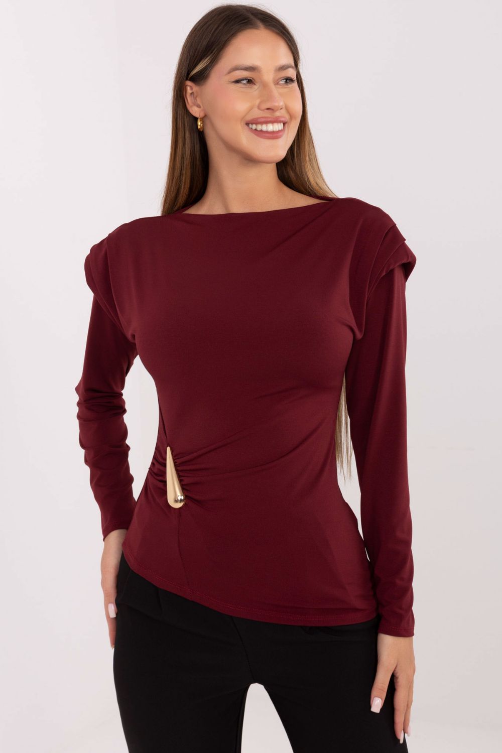Blouse femme Italy Moda Chemisier Chemisier — rouge