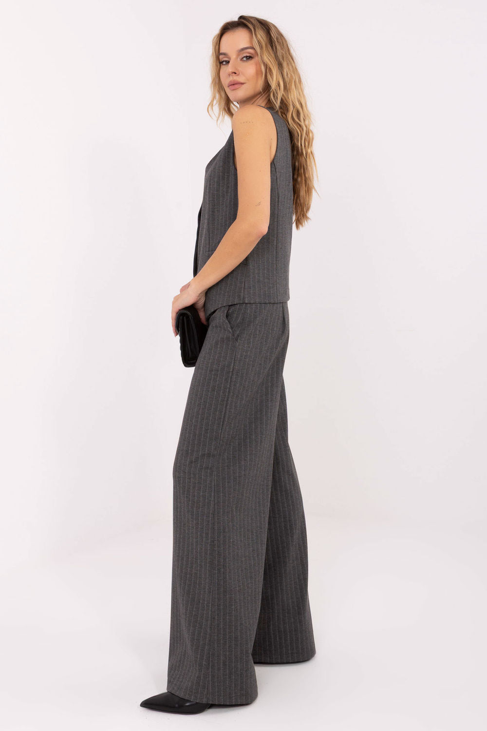 Chaussures à talons femme Rue Paris Pantalon Pantalon — gris