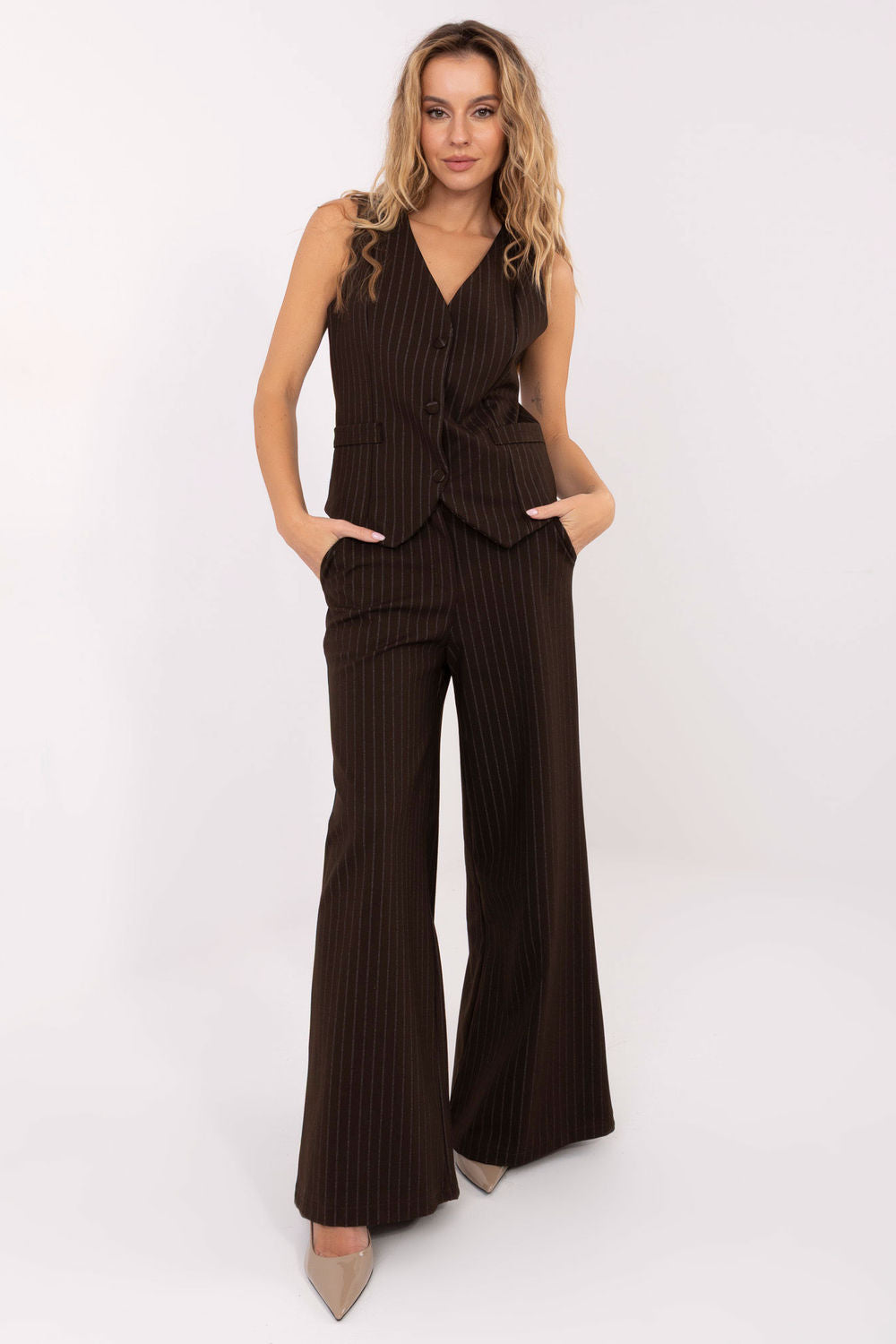 Gilet femme Rue Paris — brun
