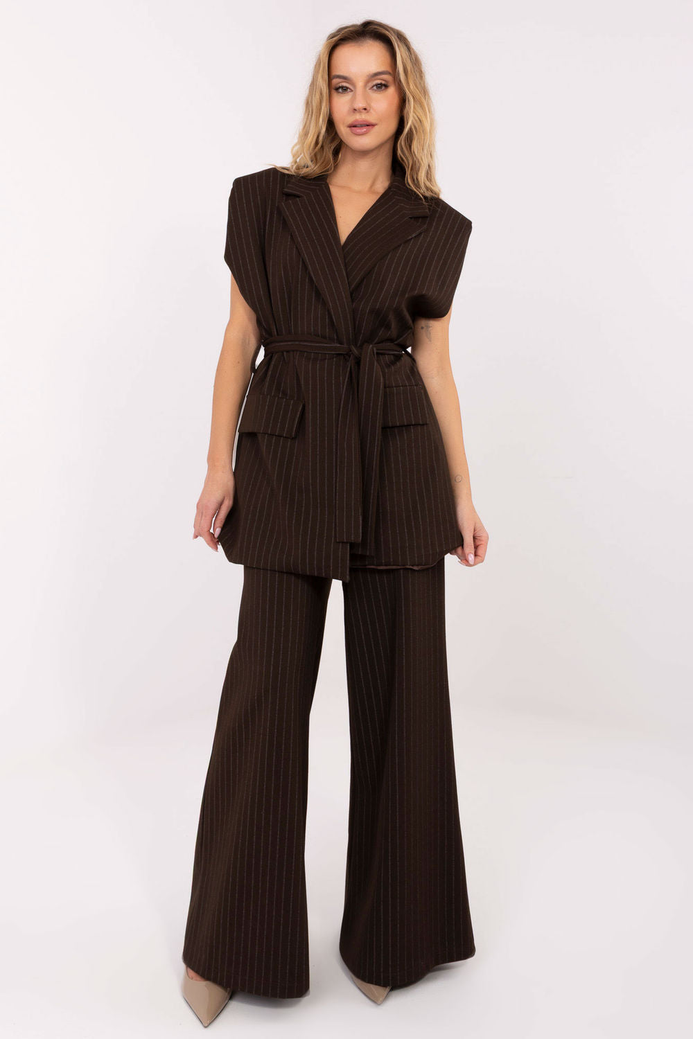 Gilet femme Rue Paris — brun