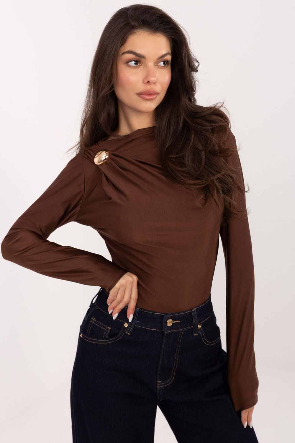 Body femme Italy Moda — brun