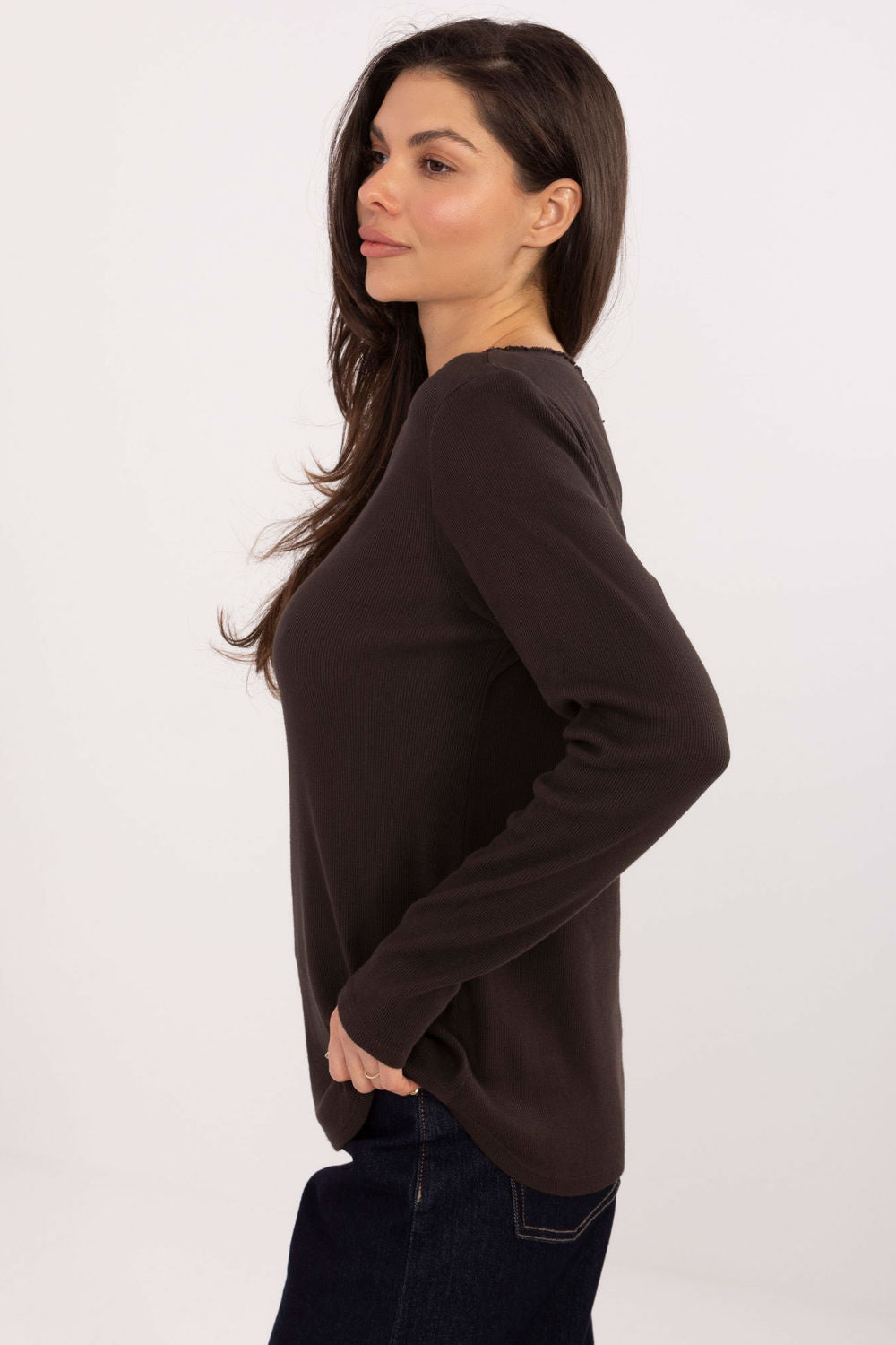 Blouse femme Factory Price Chemisier Chemisier — brun