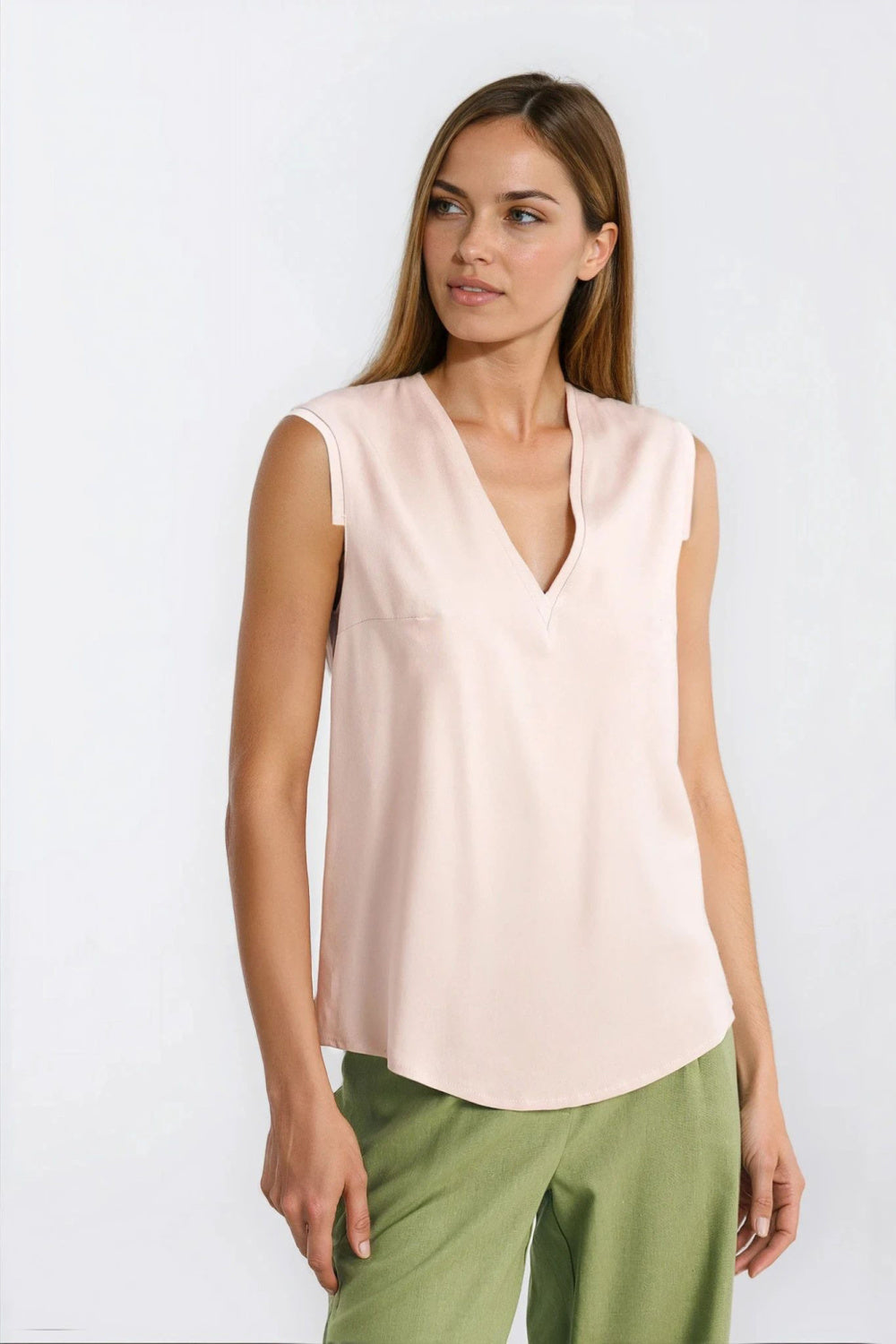 Blouse femme Nife Chemisier Chemisier — beige