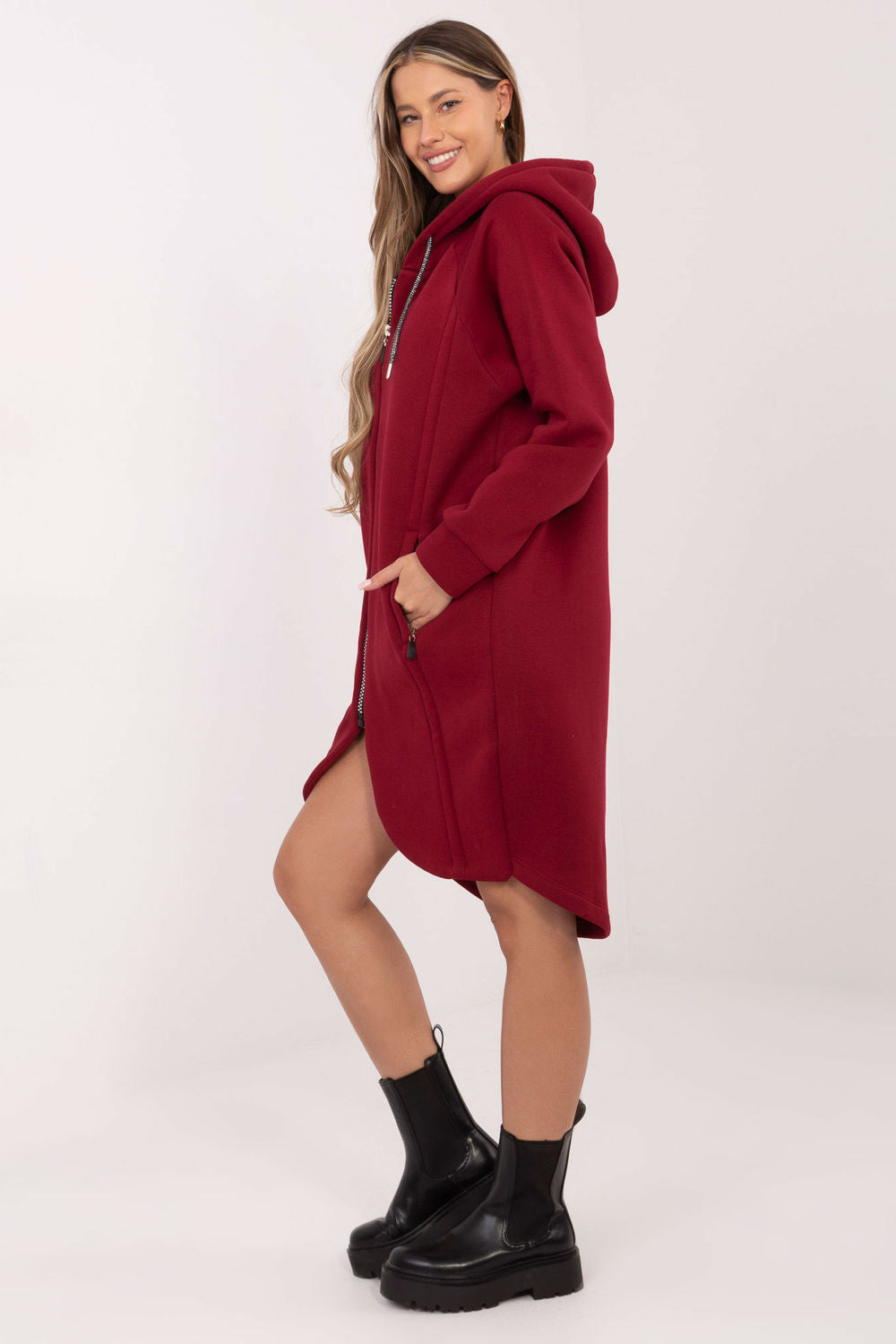 T-shirt femme Relevance Sweatshirt Sweatshirt — rouge