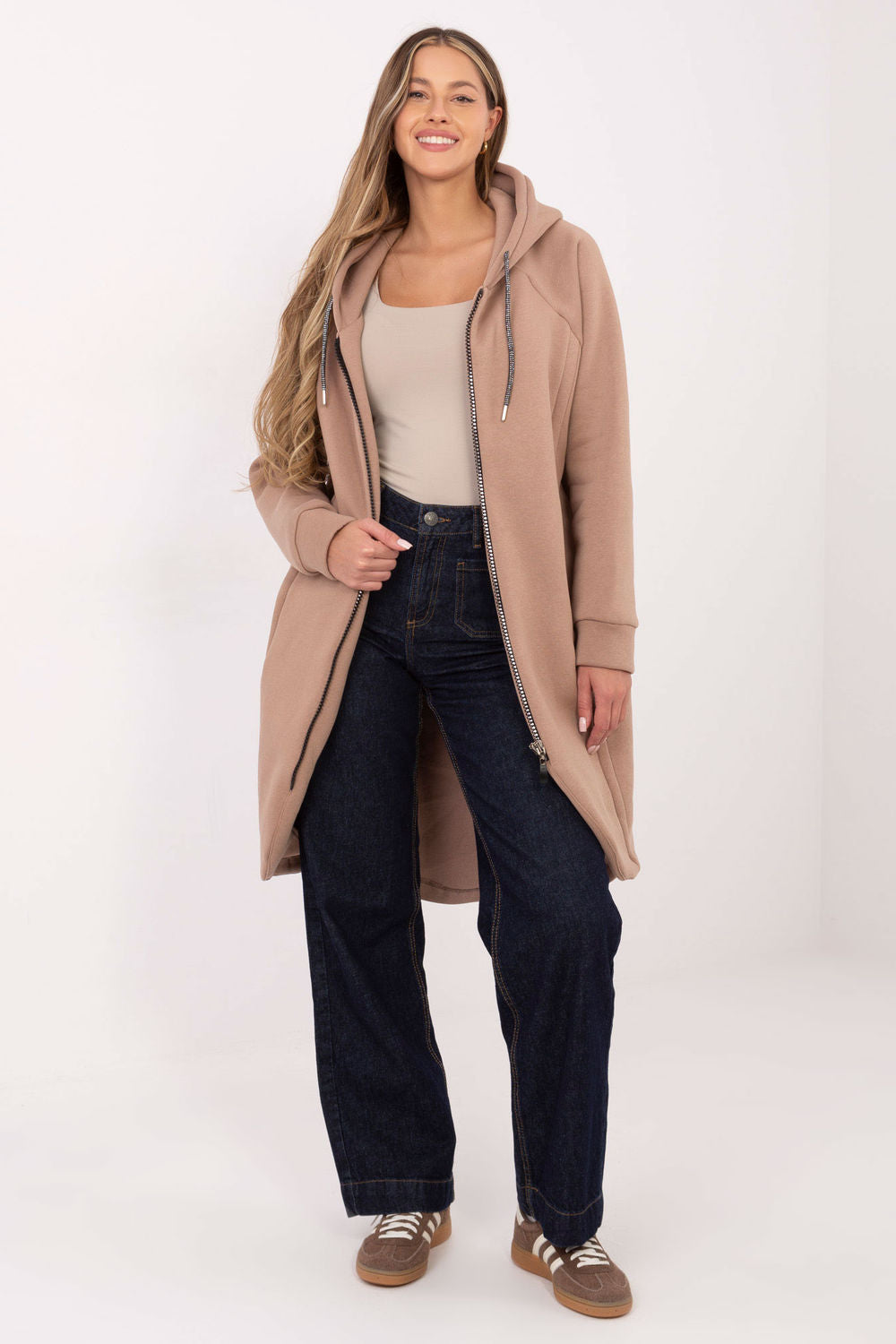 T-shirt femme Relevance Sweatshirt Sweatshirt — beige