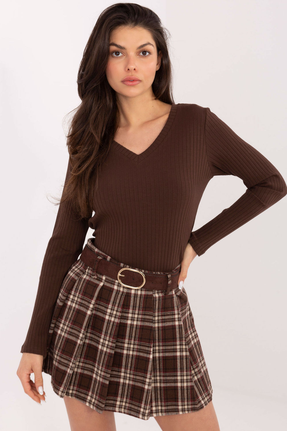 Blouse femme Rue Paris Chemisier Chemisier — brun