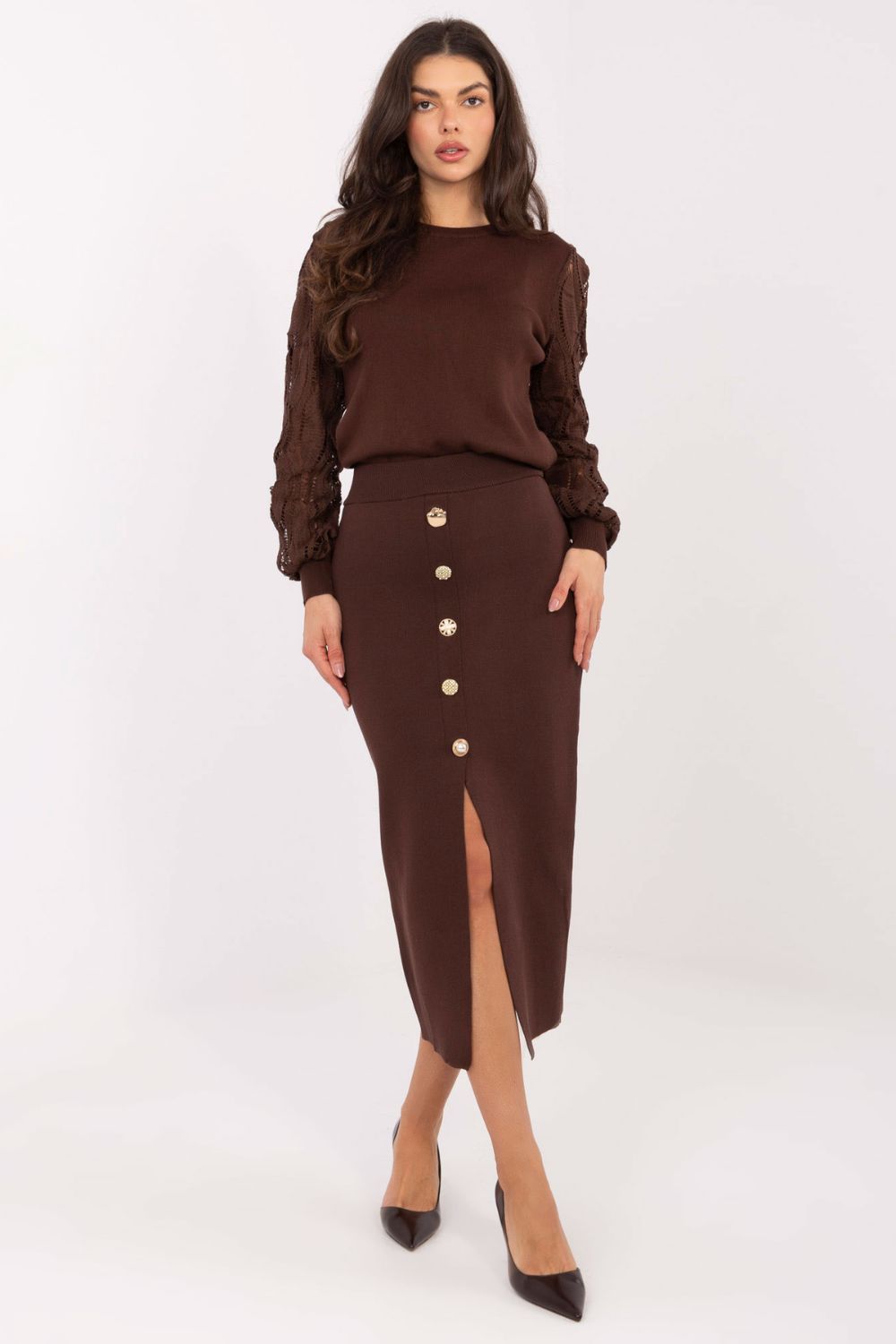Jupe femme Factory Price — brun