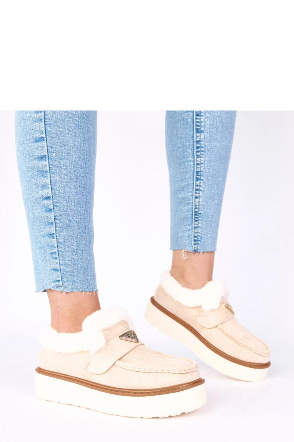 Moccasins femme Solea — beige