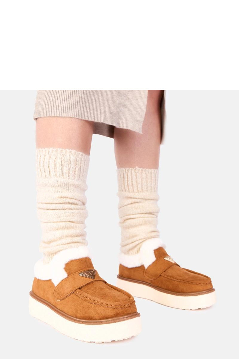 Moccasins femme Solea — brun