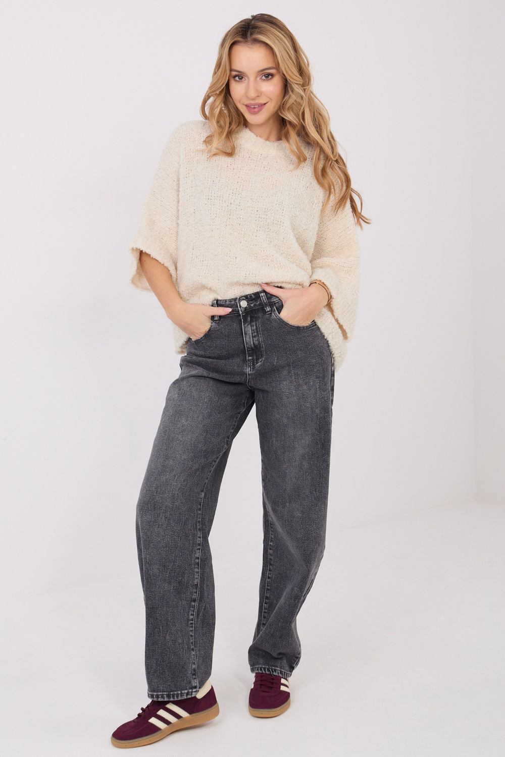 Pull femme Factory Price Chandail Chandail — beige