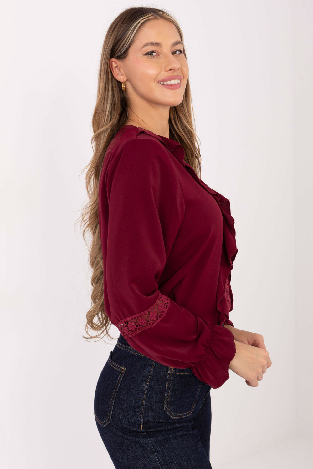 Blouse femme Italy Moda Chemisier Chemisier — rouge