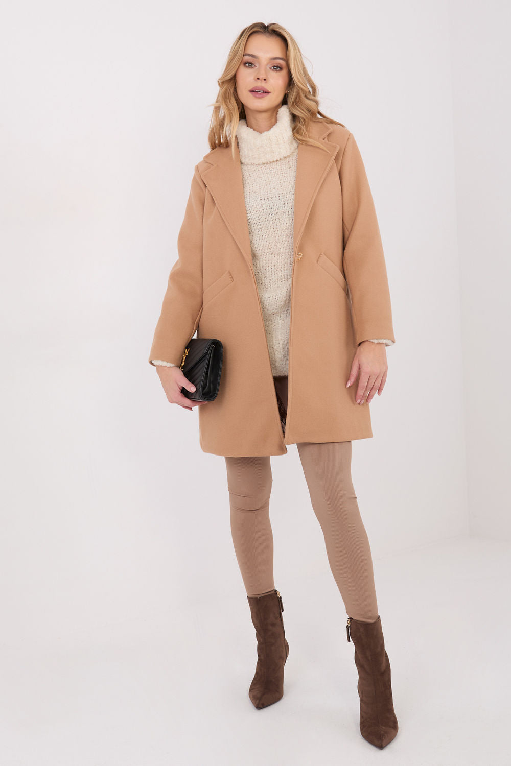 Manteau femme Italy Moda — brun