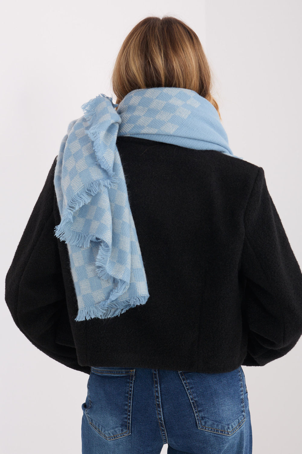 Châle femme AT — bleu
